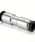 Pneumatic Push-To-Connect Check Valve 5/16 In OD X 5/16 In OD One-Way Valve Pack Of 2, Nickel Plated Brass Body With NBR Seals