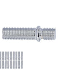 Heavy Duty 33mm Shank Extended Wheel Conversion Stud Kit Heat Treated Grade 10.9 Steel Zinc Plated 50mm Length Screw Adapters For Euro Cars 20 Pack M12*1.25 To M12*1.5 Perfect Fit Upgrade, 20 studs