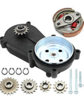 Gear Reduction Box Clutch Replacement For 43cc 47cc 49cc 50cc 2 Stroke T8F Pocket Bikes with sprockets and bolts included