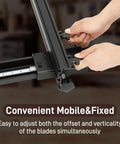 Versatile Bandsaw Fence For 14 Inch Saws With Micro Adjust Positioning shown in detail for easy adjustment