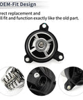 Straight Up Inner Thermostat And Coolant Housing Assembly For Audi A6 A7 Q8 2019 To 2022 showing top view with metal and plastic parts.