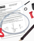 Transmission Fluid Dipstick Tool For Mercedes Vehicles With Easy Hot And Cold Markings, Includes Instructions Plus Free Cap Pin And Seal