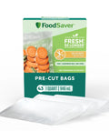 Quart Pre Cut Vacuum Seal Bags Easy To Use Align To Seal And Tear To Open Leakproof Vacuum Sealer Storage Bags 43 Pack product box
