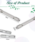 4 Piece Double Ended Pin Vise Set For DIY Jewelry Making, Small Hand Drill Pin Vise With Copper Collets, Wire Twisting Tools