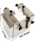WYDDDARY Lab Three Roll Grinder With 304 Stainless Steel Housing showing roller mill design with manual controls.