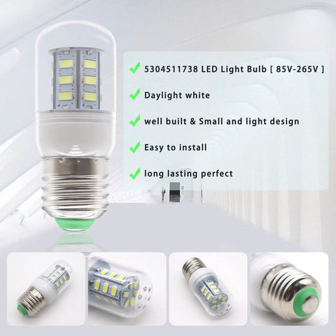 Led Refrigerator Light Bulb 3.5W Wide Voltage 85V-265V Replacement for Frigidaire Kenmore Kei D34L, detailed image of bulb.