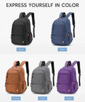 Underseat Personal Item Backpack For Travel And College Carry On Flight Approved By Ryanair in black, blue, orange, grey, purple
