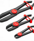 Hose Pinch Off Pliers Set Straight 5.9 To 10 Inches Clamp Pliers For Flexible Fuel Lines Radiator Coolant Brake Hoses And Vacuum Lines Plastic Construction Not For Rigid Or High Pressure Lines