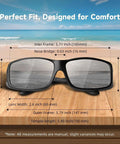 Over Glasses Sunglasses For Men And Women Polarized Anti Glare Sun Glasses UV Protection Wraparound Yellow Lenses Fit Over