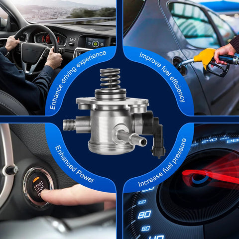 Illustration showing Buick Lacrosse 2010-2016 high pressure fuel pump drop in direct replacement with 2.4L engine compatibility