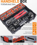 650 Piece Single Ear Hose Clamp Kit With Ear Pincer in storage box, 304 stainless steel clamps, 10.83x8.64x2.34 inches