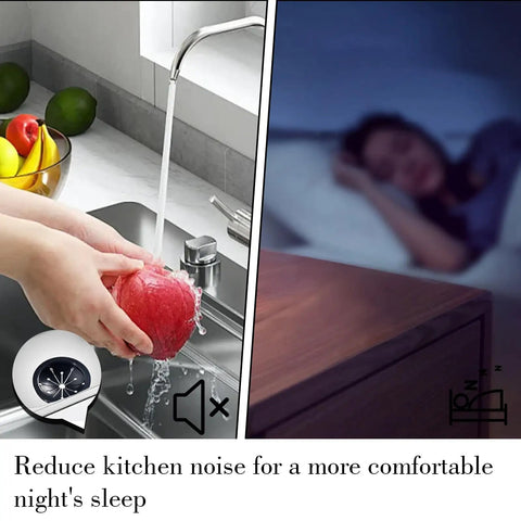 4 Pack Garbage Disposal Splash Guard Rubber Inserts 3.1 Inch Kitchen Sink Drain Guard reducing noise in kitchen and bedroom