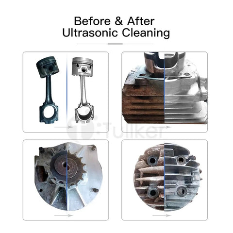 Premium Ultrasonic Cleaner Machine With Digital Timer For Automotive Fuel Injectors Carburetors Jazz Instruments And Small Parts Deep Cleaning Tank
