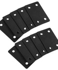 Heavy Duty Stainless Steel Furniture Brackets Set - 10 Straight Plate Brackets With Screws And Screwdriver - No Burr - Built For DIYers