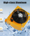 Beefy Industrial Hydraulic Oil Cooler With 100 Lpm Flow, Aluminum Radiator, 110V Fan, 60W Heat Dissipation, AC110 Compatible shown on ice