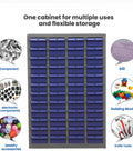 Beefy Heavy Duty Nut And Bolt Organizer Cabinet With 52 ABS Drawers Solid Alloy Steel Frame Freestanding Workshop Storage.