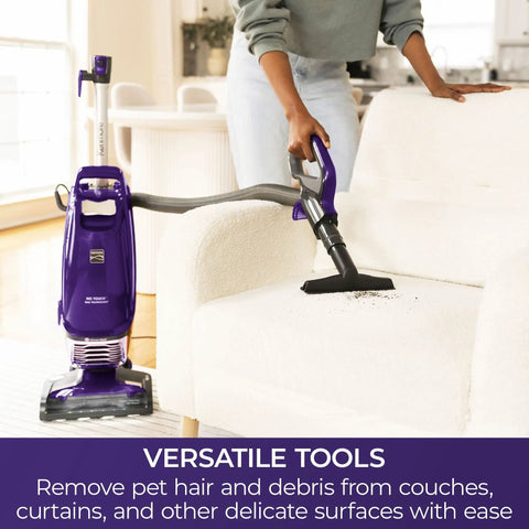 Kenmore Intuition Bagged Upright Vacuum With Extra Lift Feature And Hepa Filter. Perfect For Pet Hair, Carpet Cleaning Upholstery Tool And Hardwood Floors. Powerful Dual Motor Suction Technology Makes Dust Busters Easy Peasy This Purple Beauty Is A Total