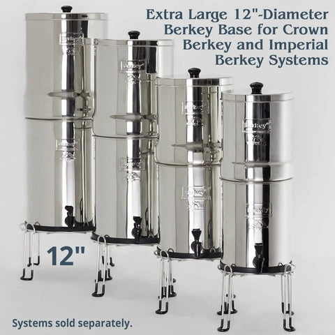 Stainless Steel Wire Stand For Imperial And Crown Gravity Fed Water Filters Lifts Your Setup Six Inches No Mess Non Slip Feet