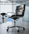 Office Chair Height Adjustment Kit With Split Locking Ring Clamp For Gas Spring 0.98-1.1 Inch Shaft M5 Hex Wrench Included