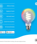 Color Changing Smart LED G25 Globe Bulbs 2 Pack 60W Equivalent RGB Mood Lighting For Home Decor App Controlled With Savant Alexa And Google Home Create Vibes Set Schedules Dim And Brighten For Parties