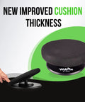 Wobble Self Balancing Ergonomic Stool With 360 Degree Rotation For Better Posture And Pain Relief, new cushion thickness shown.