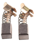 Carbon Brush Holder Cap Cover Set Compatible With CB430 BHP460 BHR200 BGA452 power tools, shown in copper and carbon material.