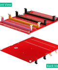 Front and back view of 4 In 1 DDR3 DDR4 DDR5 UDIMM RDIMM Memory Diagnostic Tester Card Module for desktops and servers.