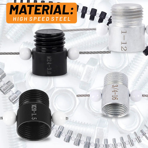 Nut And Bolt Thread Checker Tool For Fast, Accurate Standard And Metric Threads, SAE Male Female Gauge Set in high speed steel.