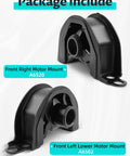 Front Right Engine Motor Mount For Honda Civic Integra Crv 1992 To 2001 Heavy Duty A6520 displayed with Front Left Lower Motor Mount A6502.