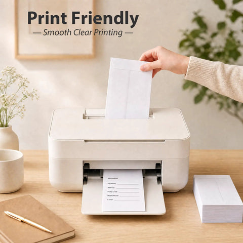 Inserting Six By Nine Catalog Envelopes Self Seal White For Mailing Documents Photos Invoices Invitations And Storage In Office Or Home Use 50 Pack into printer