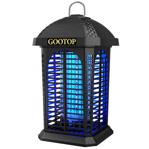 Outdoor Bug Zapper 4200V Electric Mosquito Zapper With Three Prong Plug For Indoor And Outdoor Fly Traps Mosquito Killer Durable ABS Plastic Housing For Year Round Outdoor And Indoor Bug Control