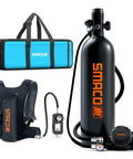 S700 Plus Mini Scuba Tank 1.9L Portable Diving Tank Reusable Pony Bottle For Underwater Exploration Kit with vest and bag