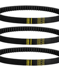 725 Go Kart Belt for 30 Series Torque Converter Replacement, Fits Mudhead 208R, Hammerhead 80T, black durable V belts, three stacked