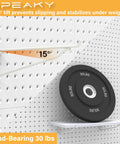 4 Piece Pegboard Shelf Set For Quarter Inch Metal Pegboards Wood Shelves For Easy Grab And Go Garage Organization And Storage Versatile Wall Mount Pegboard Shelving Sturdy Storage Solution with weight-bearing capacity.