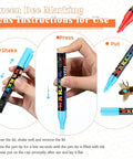 Step-by-step guide using marker from All In One Queen Bee Marking Kit With 8 Pens 2 Bottles And 5 Plastic Cage Clips.