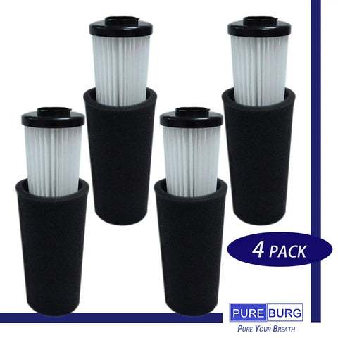 Odor Trapping Vacuum Filter Set 4 Pack Compatible With Dirt Devil UD20120NC UD70161 UD70187 UD70174 UD70355B And More