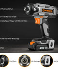 Cordless Impact Driver Kit Delivers Beastly 2655 Inch Pounds Torque For All Your Fastening Needs Quarter Inch All Metal Hex Chuck