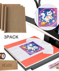 Pink Sublimation Shirt Tool Kit With 8 T Shirt Rulers 3 Pack Teflon Sheets 12 By 16 Inch Heat Resistant Gloves With Silicone Bumps