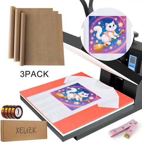 Pink Sublimation Shirt Tool Kit With 8 T Shirt Rulers 3 Pack Teflon Sheets 12 By 16 Inch Heat Resistant Gloves With Silicone Bumps