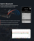 Beefy Motor And E6 Sensored Brushless ESC Combo For RC Cars Bluetooth app control feature display with graph updates.
