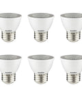 LED PAR16 Dimmable Short Neck Recessed Spotlight Bulb 7W 50W Halogen Replacement, 6 Pack, 500 Lumens, E26 Base, Cool White