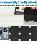 4 Pack Acoustic Foam Panels For Studio Soundproofing, 2 Inch Thick, shown with environmentally friendly adhesive tape