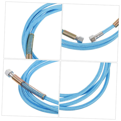 Workhorse High Pressure Steam Tube Replacement Flexible Steam Iron Cleaner Hose With PTFE Material, Blue Hose Details