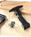 Stainless Steel Rubber T Handle Draw Latches 2 Pack For Tool Boxes Cabinets And Equipment Heavy Duty Grip And Easy Install