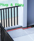 10 Foot 12 AWG Solar Panel Extension Cable With Waterproof Male And Female Connectors For RVs in outdoor setup