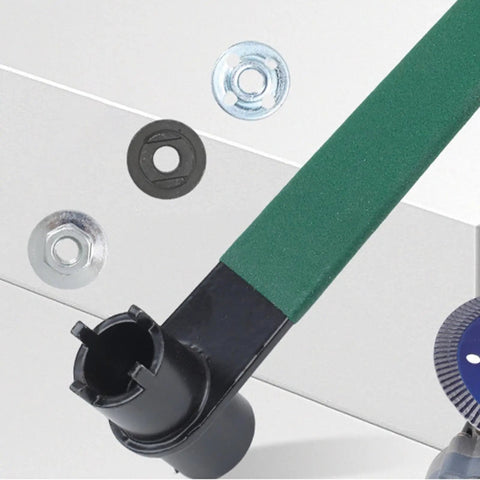 Ultra Rock Hard Angle Grinder Wrench Offering Zero Fuss Disc Changes And Sweet Grip On Stubborn Backing Nuts.