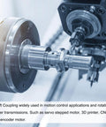 Aluminum Shaft Coupling 14mm To 14mm Bore L35 X D30 Flexible Coupler Joint for CNC and Servo Motors in industrial setting