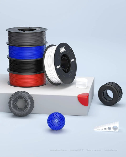 Rugged Tpu 3D Printer Filament 1.75Mm 95A Flexible Black 1Kg Spool Made For Heavy Duty Wearables And Impact Resistant Gear That Stretches Past Expectations And Takes Every Single Hit