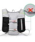 Go To Hydration Backpack For Any Adventure Waterproof Outdoor Pack showing adjustable strap detail and front pockets