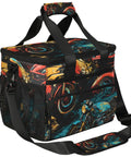 Colorful Insulated Picnic Backpack Lunch Bag For Women And Men, Grab And Go Tote Cooler Backpack For Beach, Work, Travel, Office, Camp